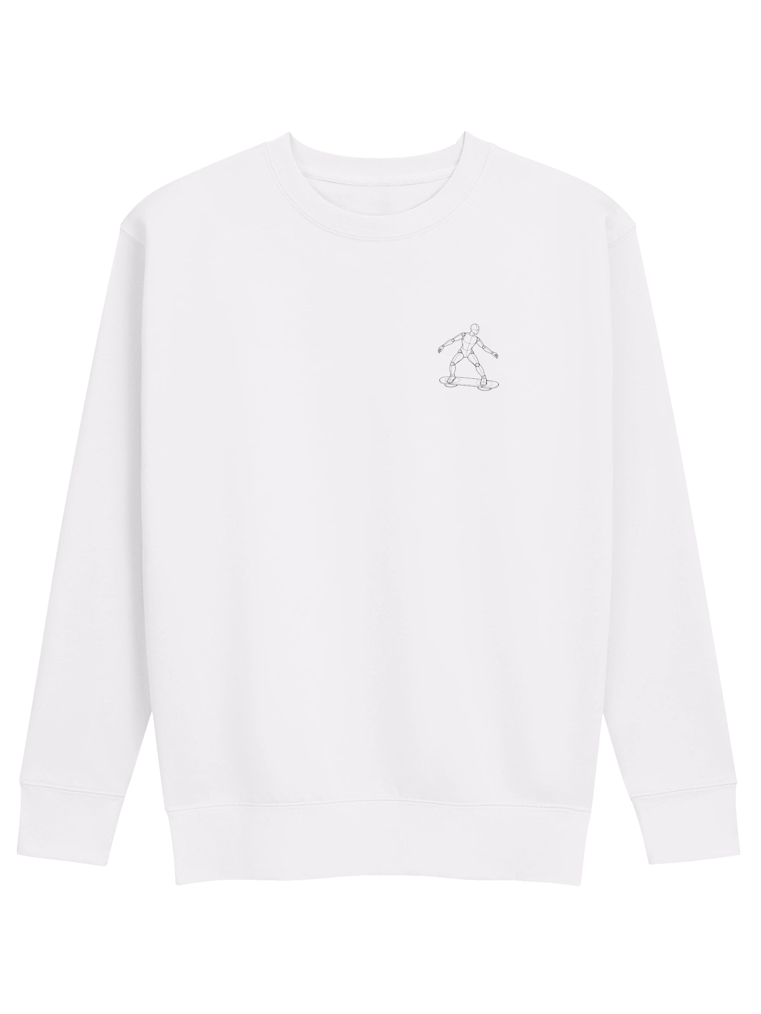 Rider Crewneck in White